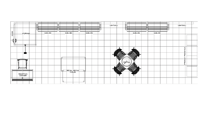 30' Anoka Backlit SEG Rental Display w/ Product Displays and Storage (RT88600)