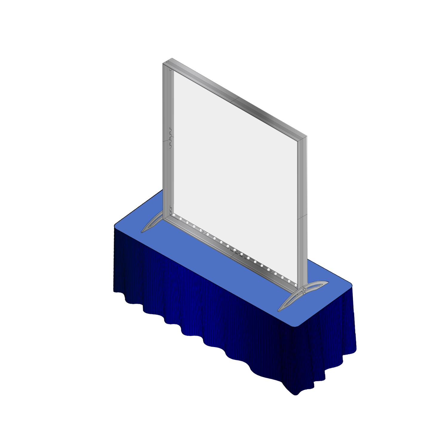 Frame Kit - 5' LightWall SEG Backlit Fabric Tabletop Display (AB1025N-FX)