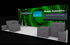 10' x 20' DesignLine Display w/ EdgeLit Product Pedestals (ID0525)