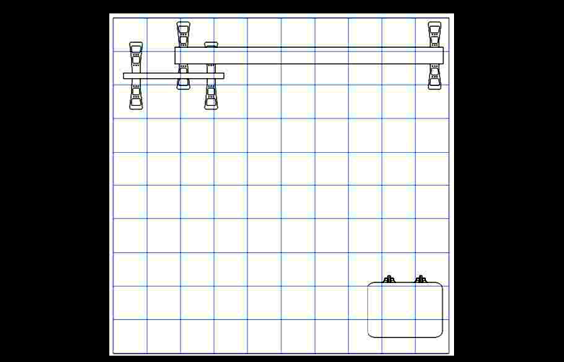 10' x 10' Scalable Backlit FabLite Portable Display w/ RollOne Counter Conversion (ID0606)