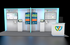 10' x 10' Scalable Custom Exhibit w/ Edge Lighting and Integrated Product Demo Area (ID0618)