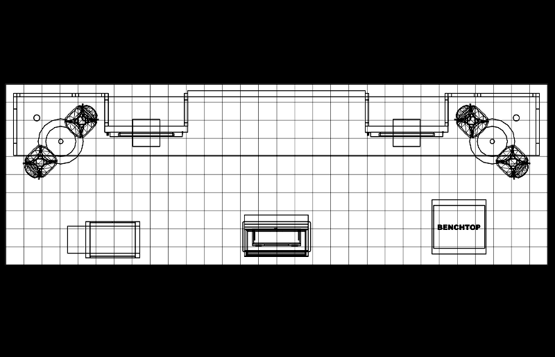 10' x 30' Scalable Backlit Exhibit w/ Dual Presentation Doors and Interactive Kiosk (ID0621)