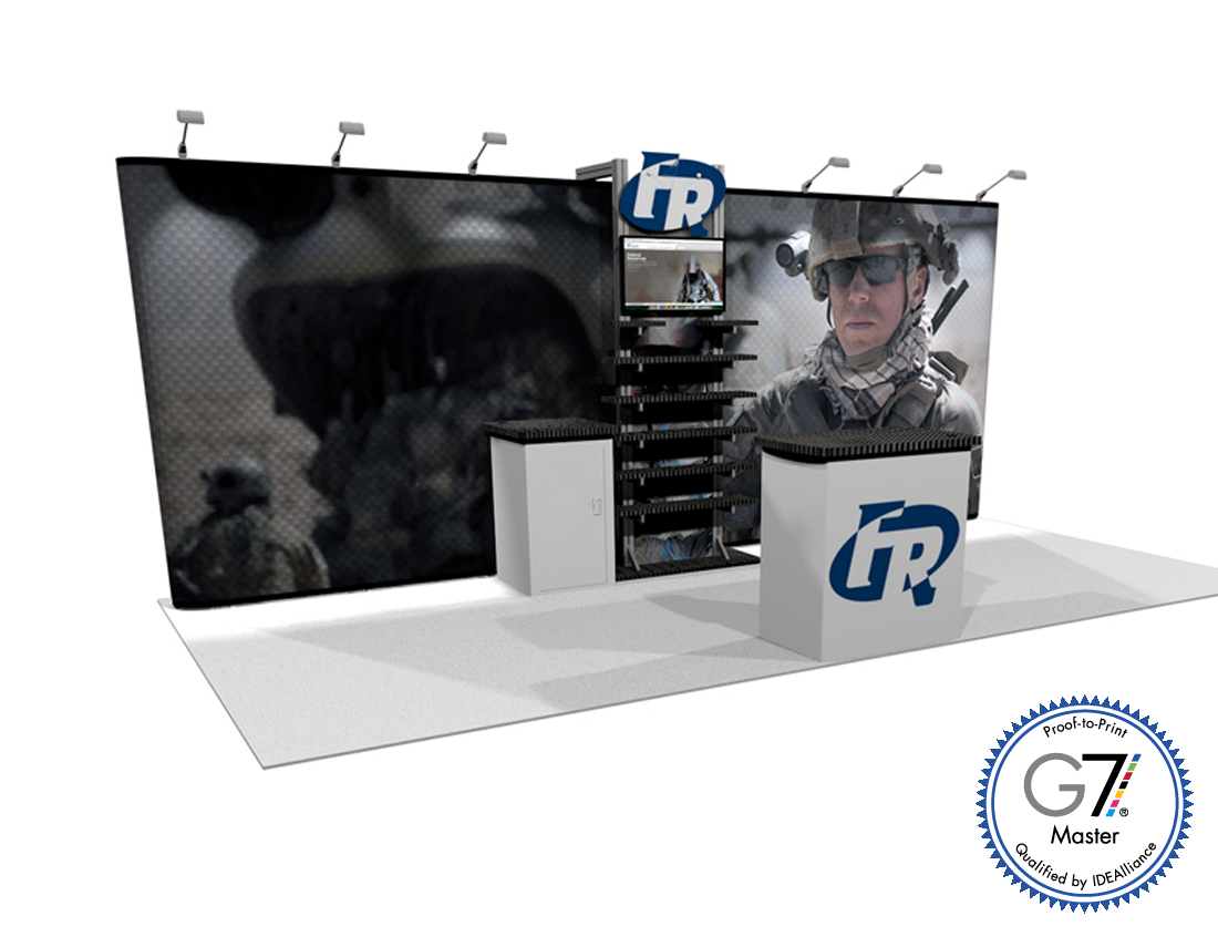 Graphic Refresh - 20' Instand Flat Inkjet Custom w/ Signage (ID43003N-GR)