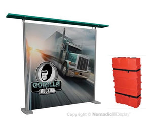 10' Inspire 2.0 Tension Fabric Exhibit with Straight Canopy