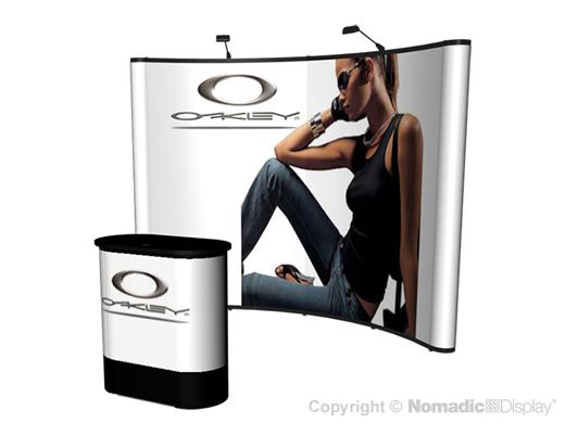 10' Instand Curved Pop-up Booth