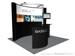 10' Instand Portable Backwall Booth